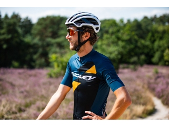 Dres Ridley Performance Jersey  modrá/ žlutá vel.L